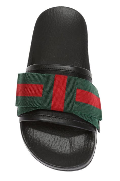 gucci slides with ribbon|gucci slides expensive.